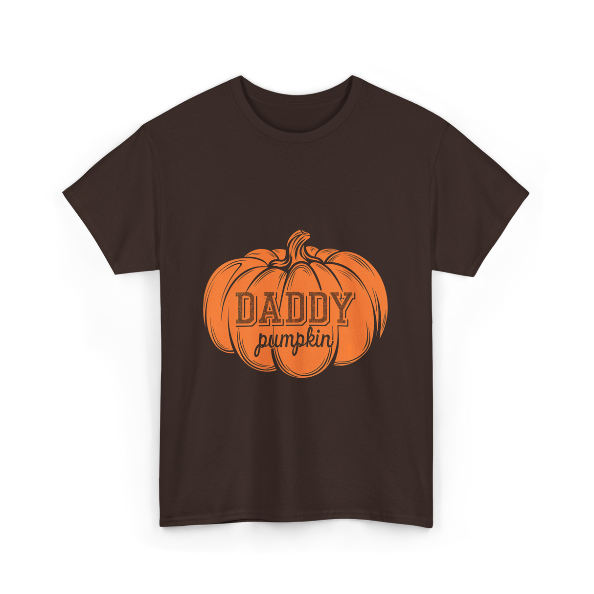 Daddy Pumpkin Pumpkin T-Shirt - Dark Chocolate