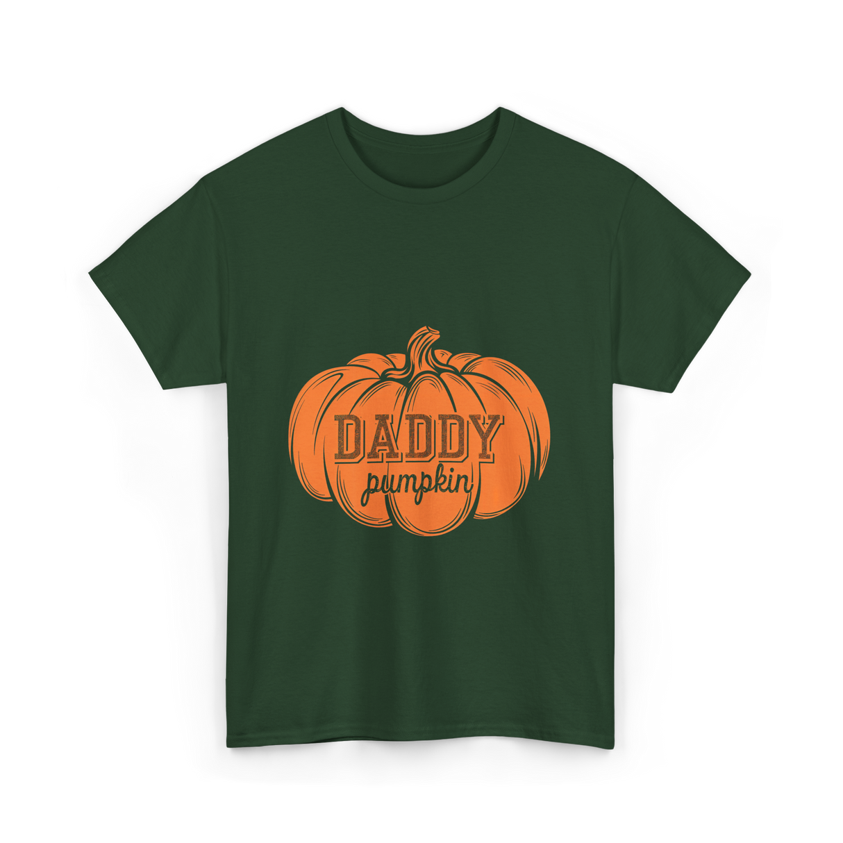 Daddy Pumpkin Pumpkin T-Shirt - Forest Green