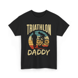 Daddy Triathlete Sport Lover T-Shirt - Black