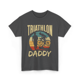 Daddy Triathlete Sport Lover T-Shirt - Dark Heather