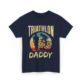 Daddy Triathlete Sport Lover T-Shirt - Navy