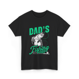 Dads Fishing Buddy Fisherman T-Shirt - Black