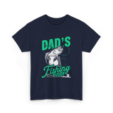 Dads Fishing Buddy Fisherman T-Shirt - Navy