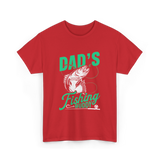 Dads Fishing Buddy Fisherman T-Shirt - Red