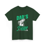 Dads Fishing Buddy Fisherman T-Shirt - Forest Green