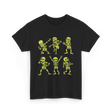 Dancing Skeletons Dance Skeleton Kids T-Shirt - Black