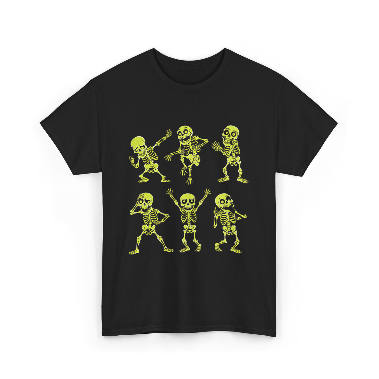 Dancing Skeletons Dance Skeleton Kids T-Shirt - Black