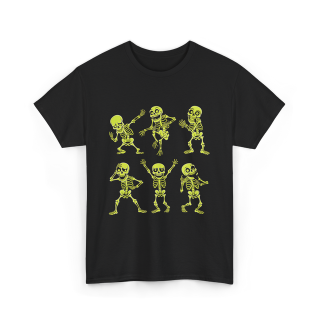 Dancing Skeletons Dance Skeleton Kids T-Shirt - Black