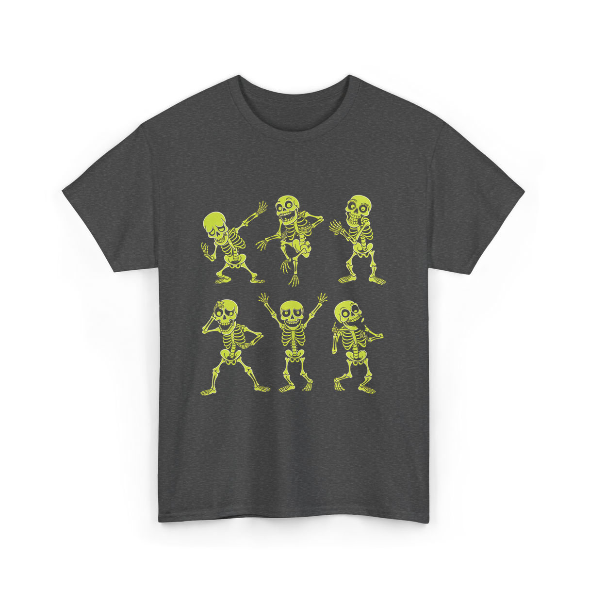 Dancing Skeletons Dance Skeleton Kids T-Shirt - Dark Heather