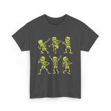 Dancing Skeletons Dance Skeleton Kids T-Shirt - Dark Heather