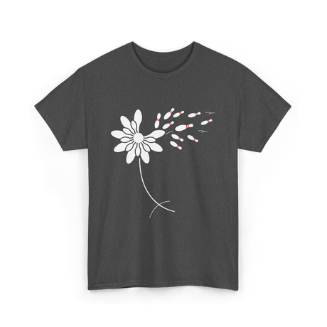 Dandelion Bowling Pins Bowling T-Shirt - Dark Heather