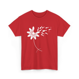 Dandelion Bowling Pins Bowling T-Shirt - Red