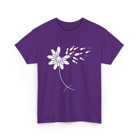 Dandelion Bowling Pins Bowling T-Shirt - Purple