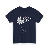 Dandelion Bowling Pins Bowling T-Shirt - Navy