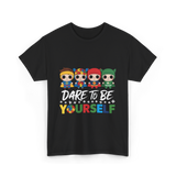 Dare to Be Yourself Superhero T-Shirt - Black