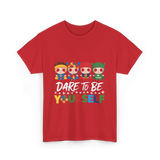 Dare to Be Yourself Superhero T-Shirt - Red