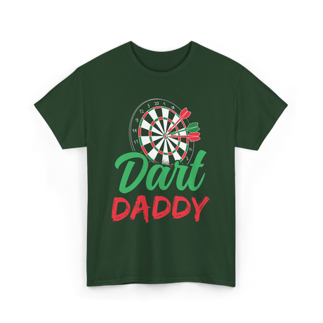 Dart Daddy Darts Player T-Shirt - Forest Green