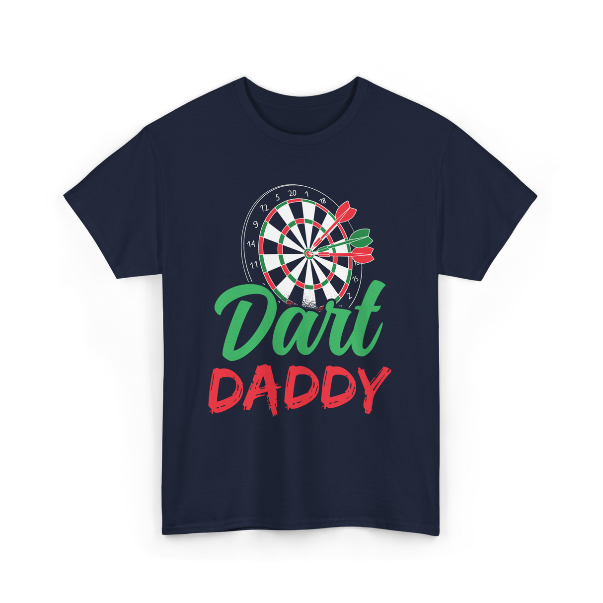 Dart Daddy Darts Player T-Shirt - Navy