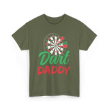 Dart Daddy Darts Player T-Shirt - Military Green