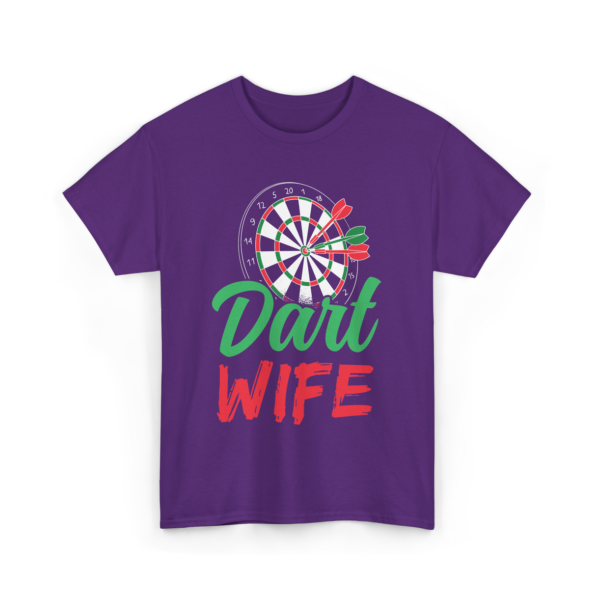 Dart Wife Dart Player T-Shirt - Purple