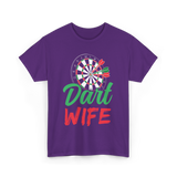 Dart Wife Dart Player T-Shirt - Purple