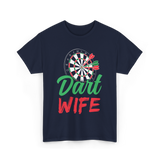 Dart Wife Dart Player T-Shirt - Navy