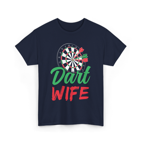 Dart Wife Dart Player T-Shirt - Navy