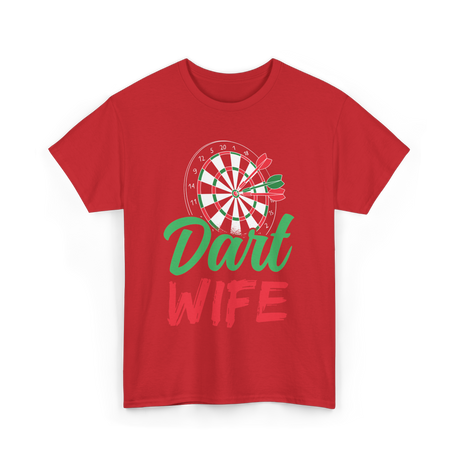 Dart Wife Dart Player T-Shirt - Red