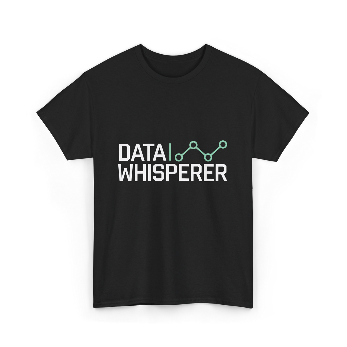 Data Whisperer Analyst Data Science T-Shirt - Black