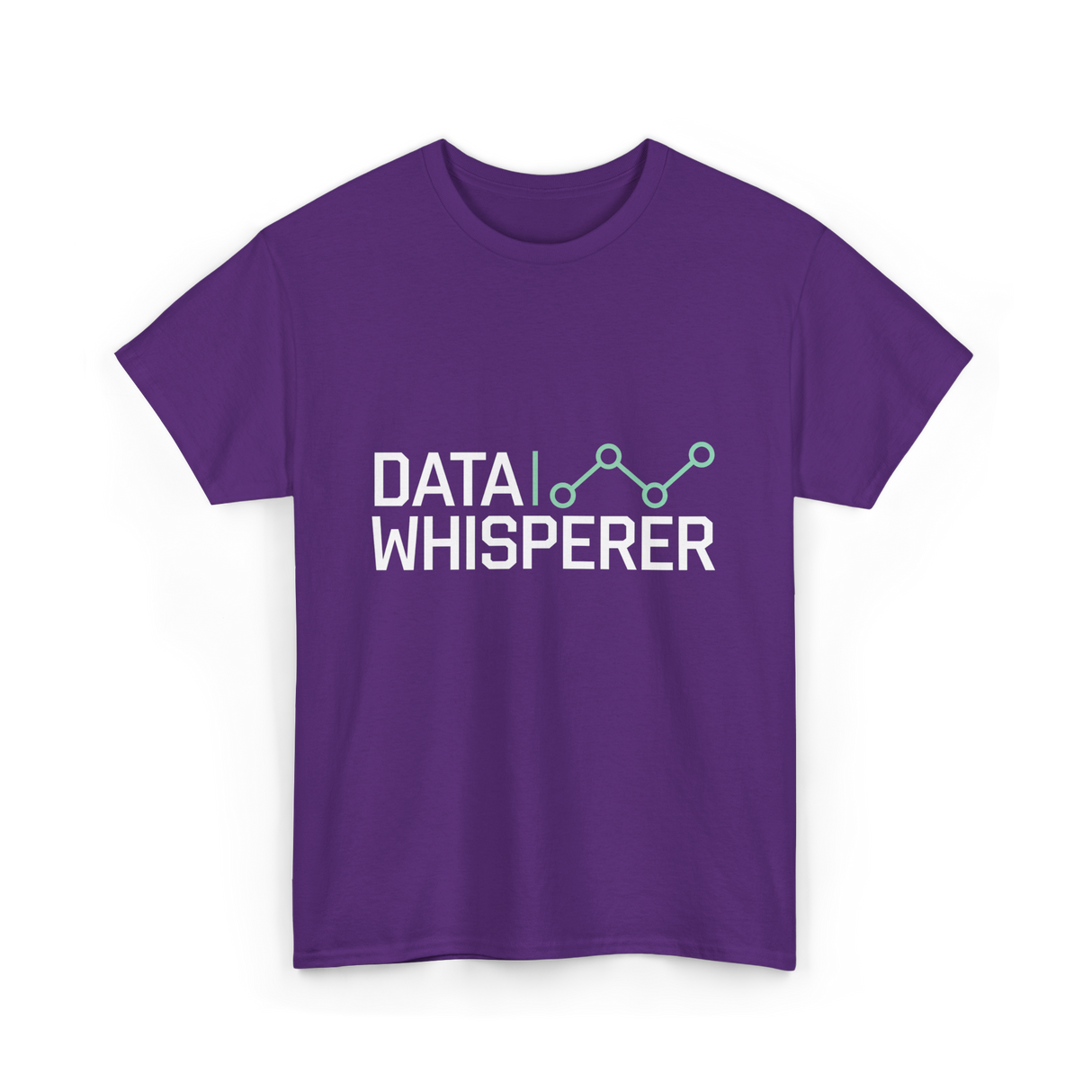 Data Whisperer Analyst Data Science T-Shirt - Purple