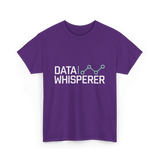 Data Whisperer Analyst Data Science T-Shirt - Purple