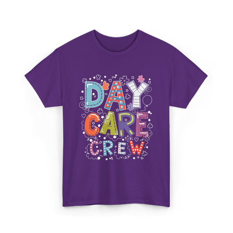 Day Care Crew Daycare Teacher T-Shirt - Purple