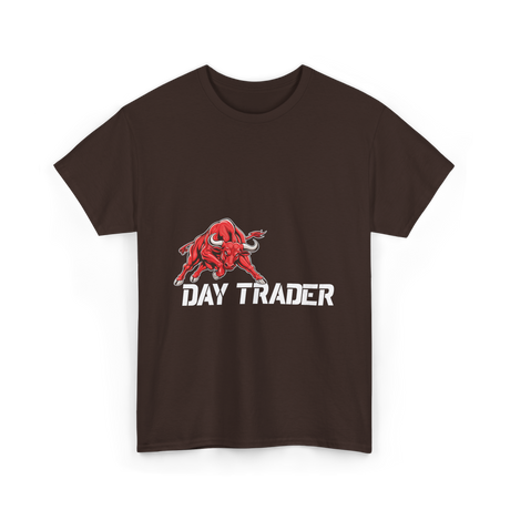 Day Trader Bull Market T-Shirt - Dark Chocolate