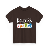 Daycare Crew Childcare Team T-Shirt - Dark Chocolate