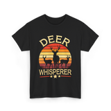 Deer Whisperer Hunter Hunting T-Shirt - Black