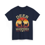 Deer Whisperer Hunter Hunting T-Shirt - Navy