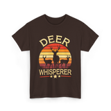 Deer Whisperer Hunter Hunting T-Shirt - Dark Chocolate