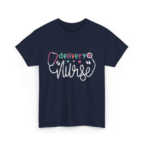 Delivery Nurse Nursing Delivery T-Shirt - Navy