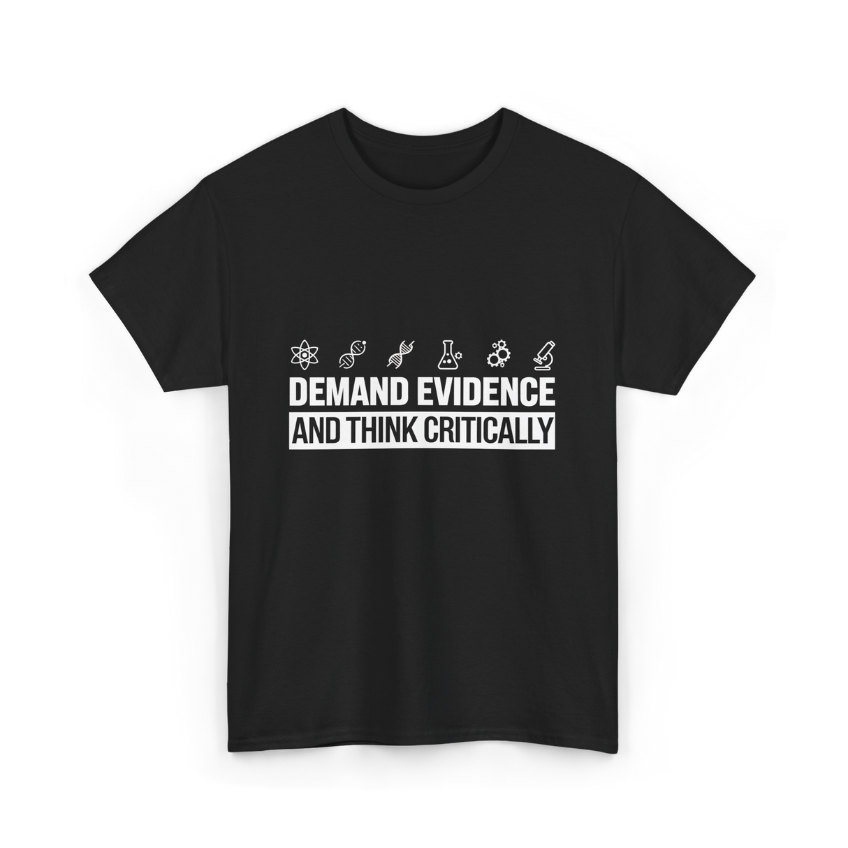 Demand Evidence Science T-Shirt - Black