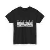 Demand Evidence Science T-Shirt - Black