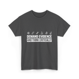 Demand Evidence Science T-Shirt - Dark Heather