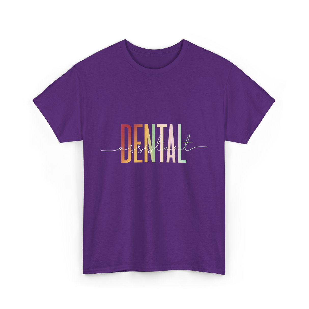 Dental Assistant Dental Care T-Shirt - Purple