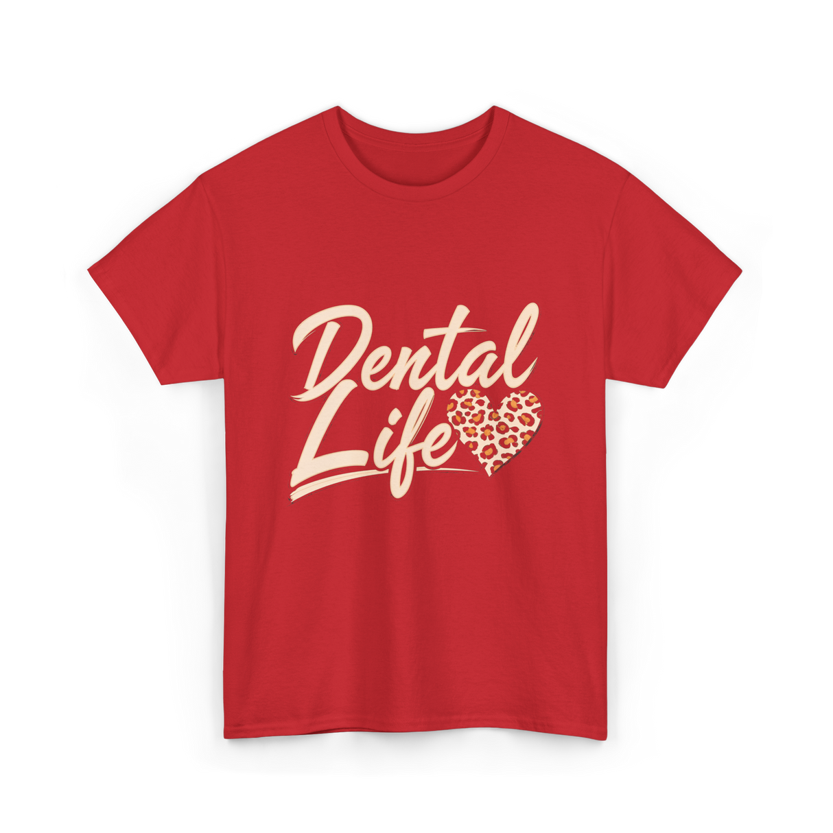 Dental Life Dental Hygienist T-Shirt - Red