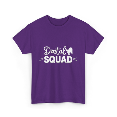 Dental Squad Dental Care Team T-Shirt - Purple