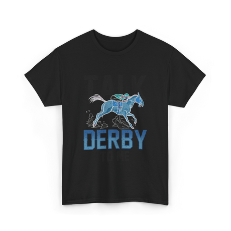 Derby Equestrian Horse Riding T-Shirt - Black