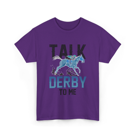 Derby Equestrian Horse Riding T-Shirt - Purple