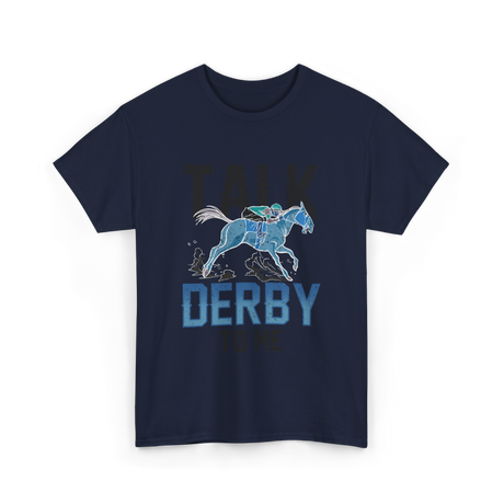 Derby Equestrian Horse Riding T-Shirt - Navy