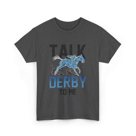 Derby Equestrian Horse Riding T-Shirt - Dark Heather