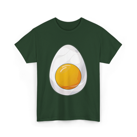 Deviled Egg Costume Egg T-Shirt - Forest Green