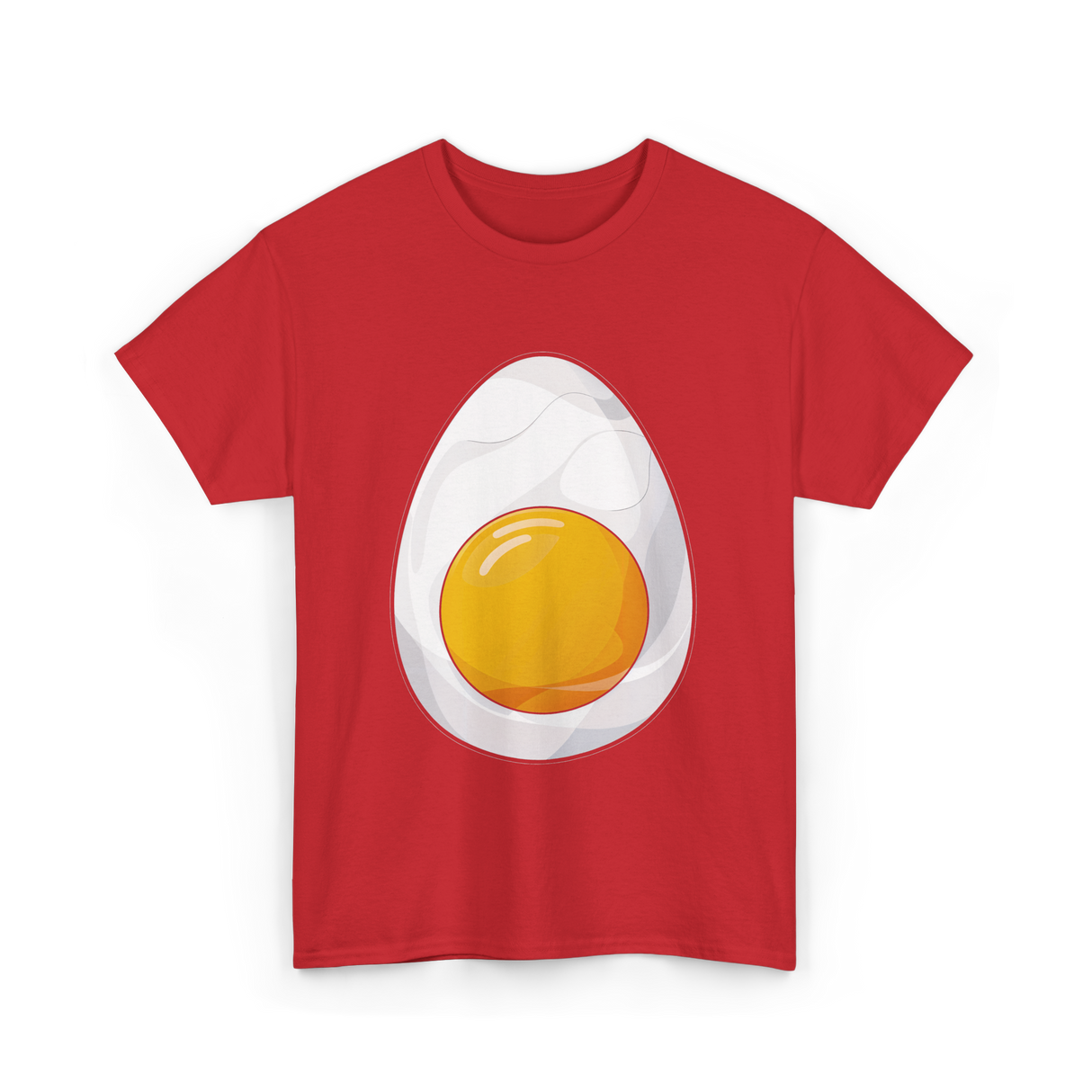 Deviled Egg Costume Egg T-Shirt - Red